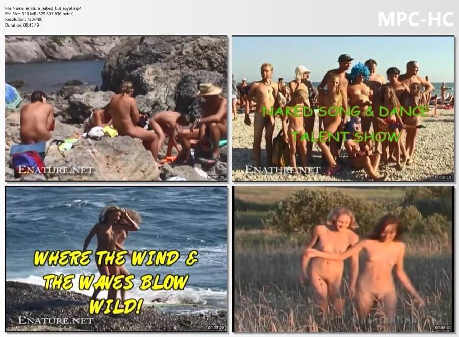 Enature - Naked royal vacation at sea - Nudity is perceived as a natural expression of life