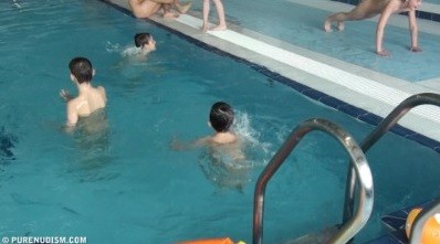 Poolside activities 1 Full HD - The naked body as a reflection of inner beauty