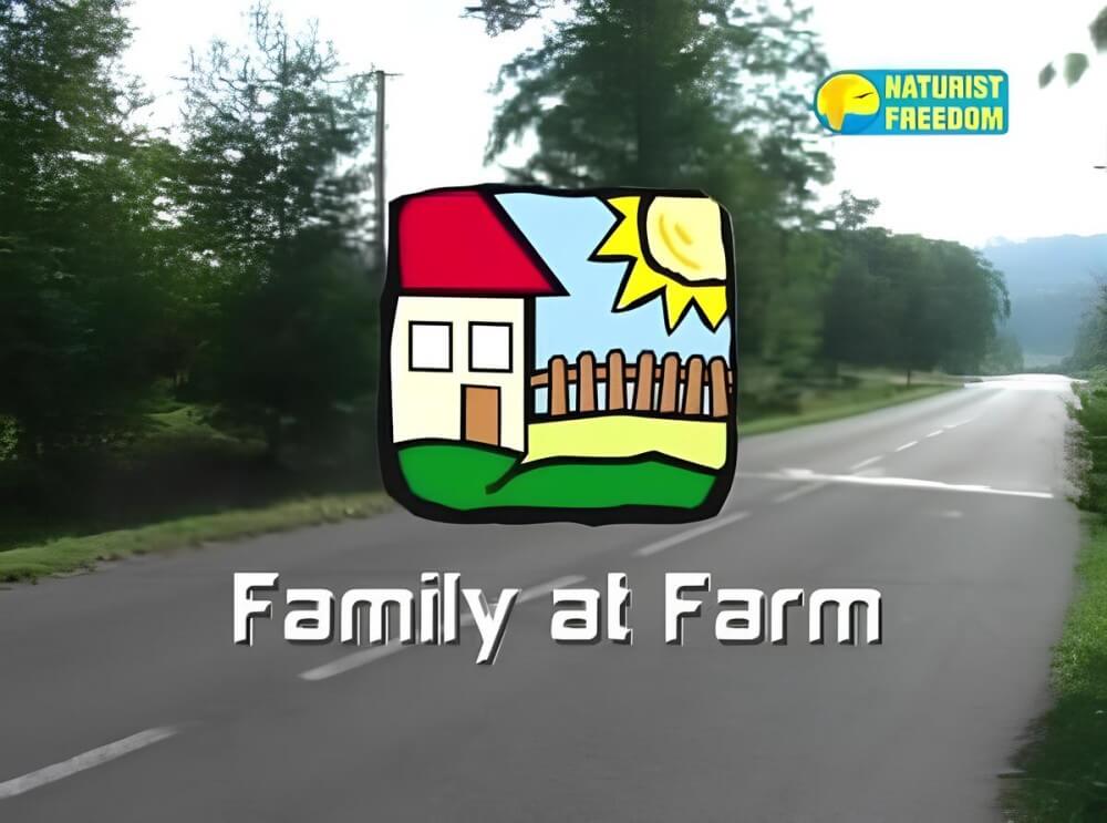 Naturist Freedom: Family at Farm - In naturism, sincerity and openness toward others are valued