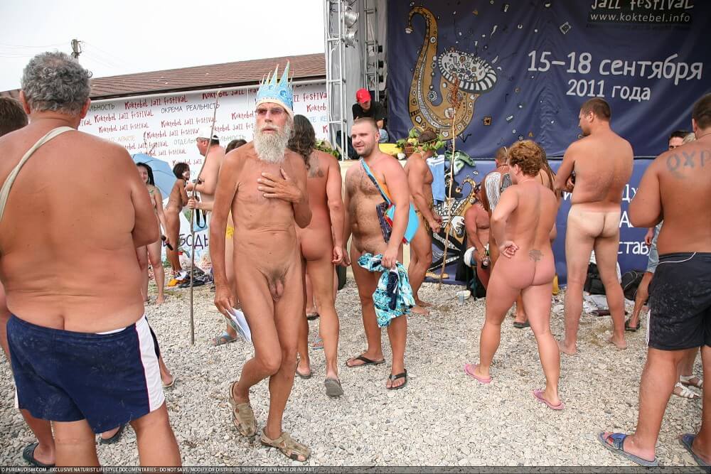 Koktebel Nudism Festival photos - In naturism, nature serves as the bodys natural clothing