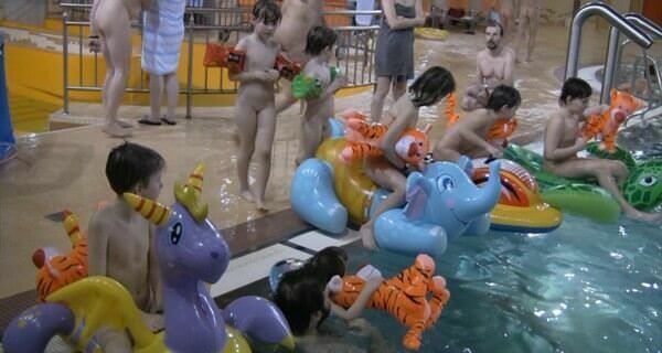 Indoor water runners 1 Full HD video - A nudist values inner balance and peace of mind