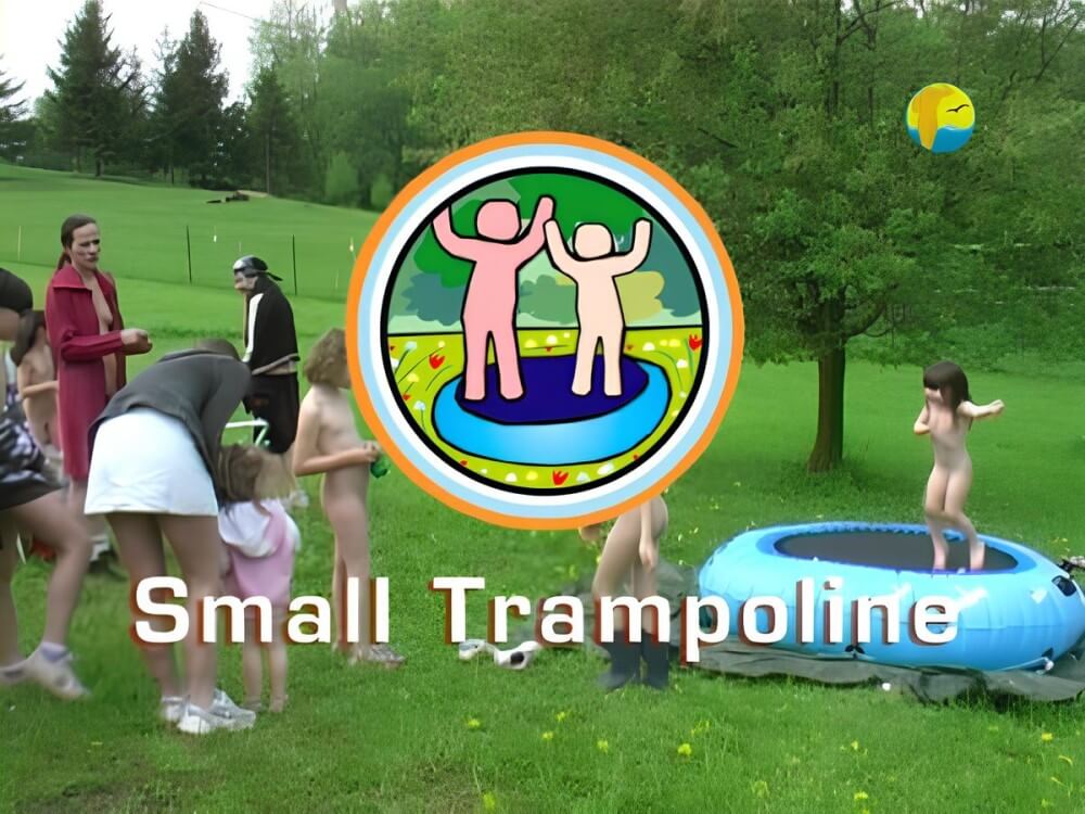 Naturist Freedom: Small Trampoline - The practice of naturism is a path to inner harmony and peace