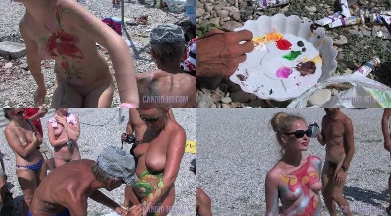 Body Art Festival 2008 Part 1 - The idea of self-acceptance and self-respect is important among naturists