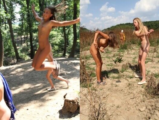 Sailing Ship Family photos - Nudism encourages love for nature and oneself