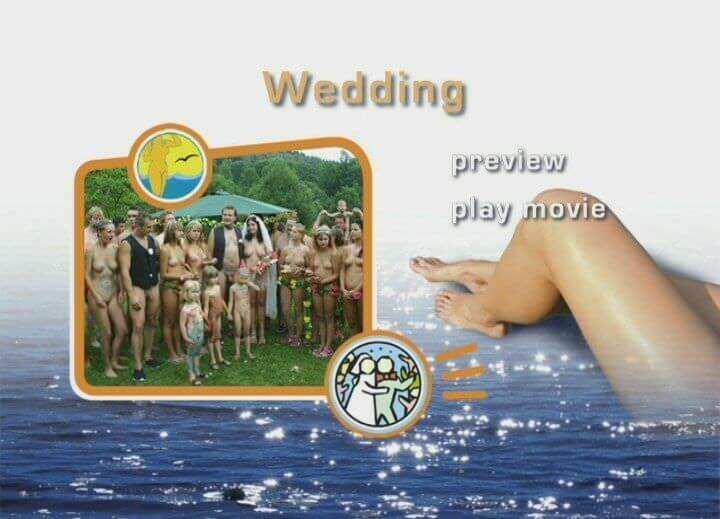 A wedding in a nudist collective - Simplicity and naturalness are important principles of nudism and naturism
