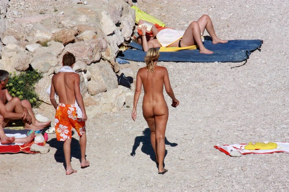 European Beach Entrance pics - These movements promote an open attitude toward nudity without sexual connotations