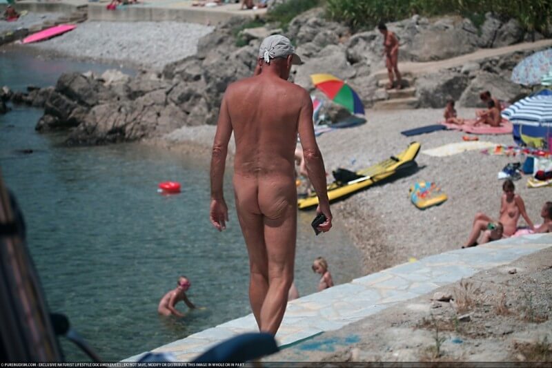 Nudist Shore Walking pics - Respect for one another and for the natural world are key principles of nudism and naturism