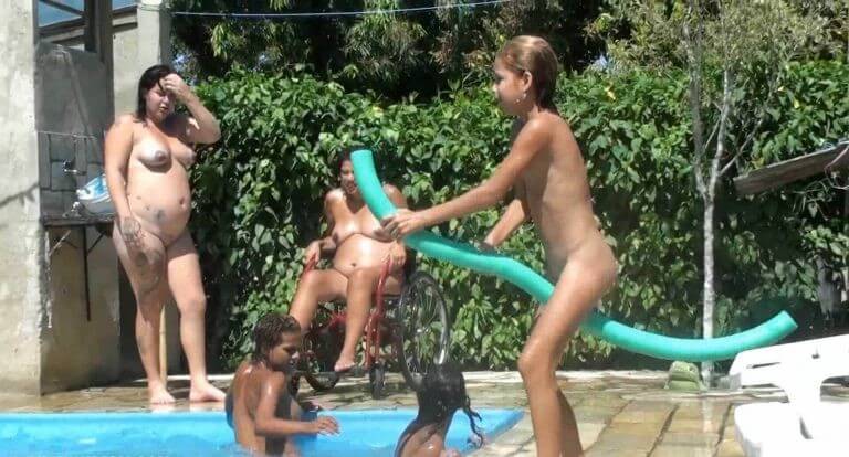 Oceanic Backyard Noon # 1 Full HD - Private nudist club