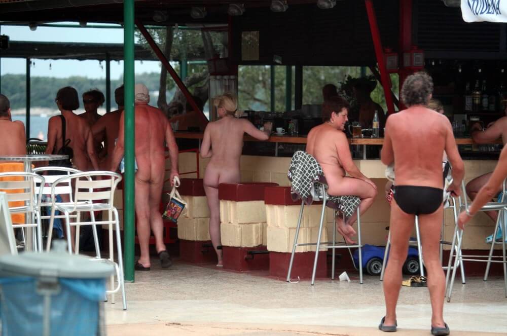 Outdoor diner view - The practice of naturism promotes inner harmony and peace