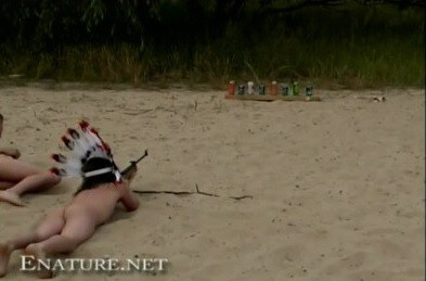 Enature - naked shoot out - Health is strengthened through naturism