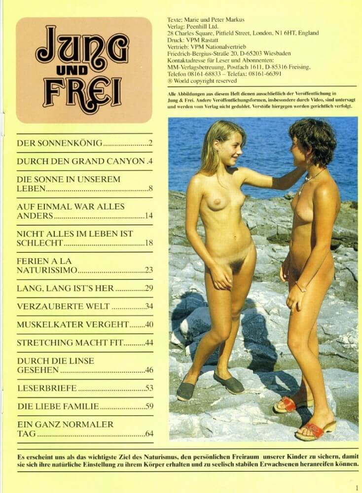 Jung und Frei Nr 76 - The practice of nudism helps us shed imposed stereotypes and insecurities