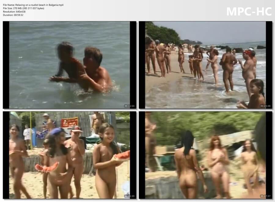 Relaxing on a nudist beach in Bulgaria - Living freely and naturally is the dream of naturists