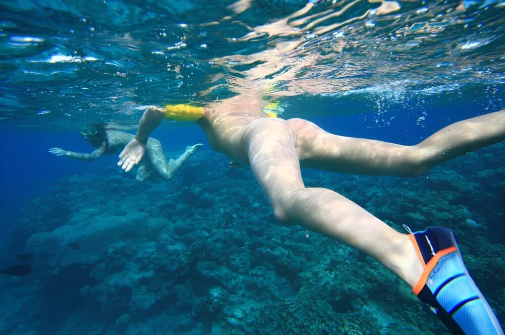 Nudism on the Red Sea photo gallery - Naturism teaches respect for nature