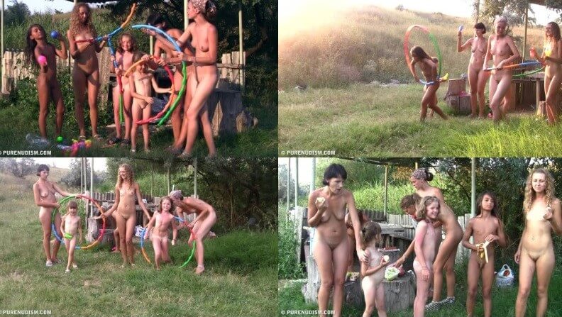Countryside lounging 2 Full HD video - Peace and tranquility are important values for naturists