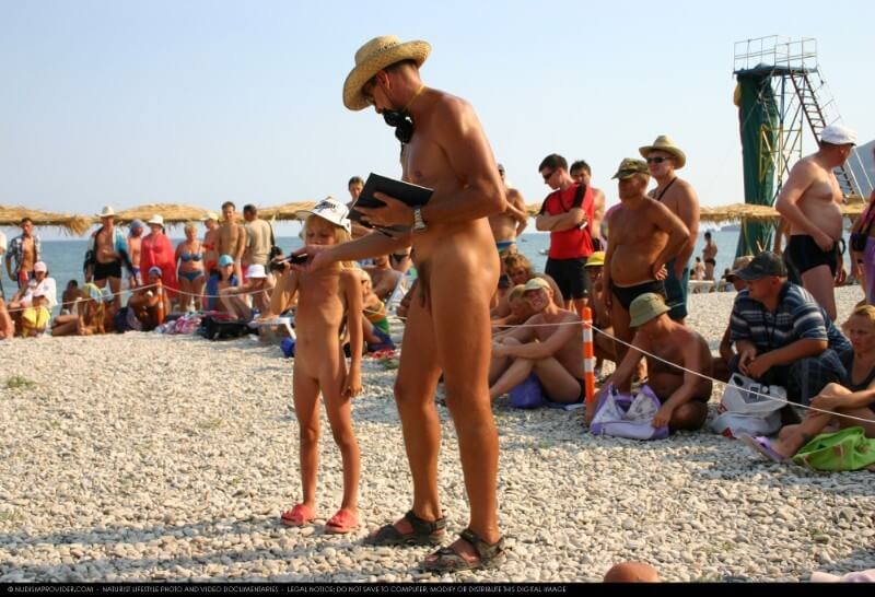 Naturist Pageant Line Up photos - Nudists only allowed