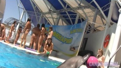 Amazing Dolphin Encounter HD video - Participation in nudism contributes to personal growth