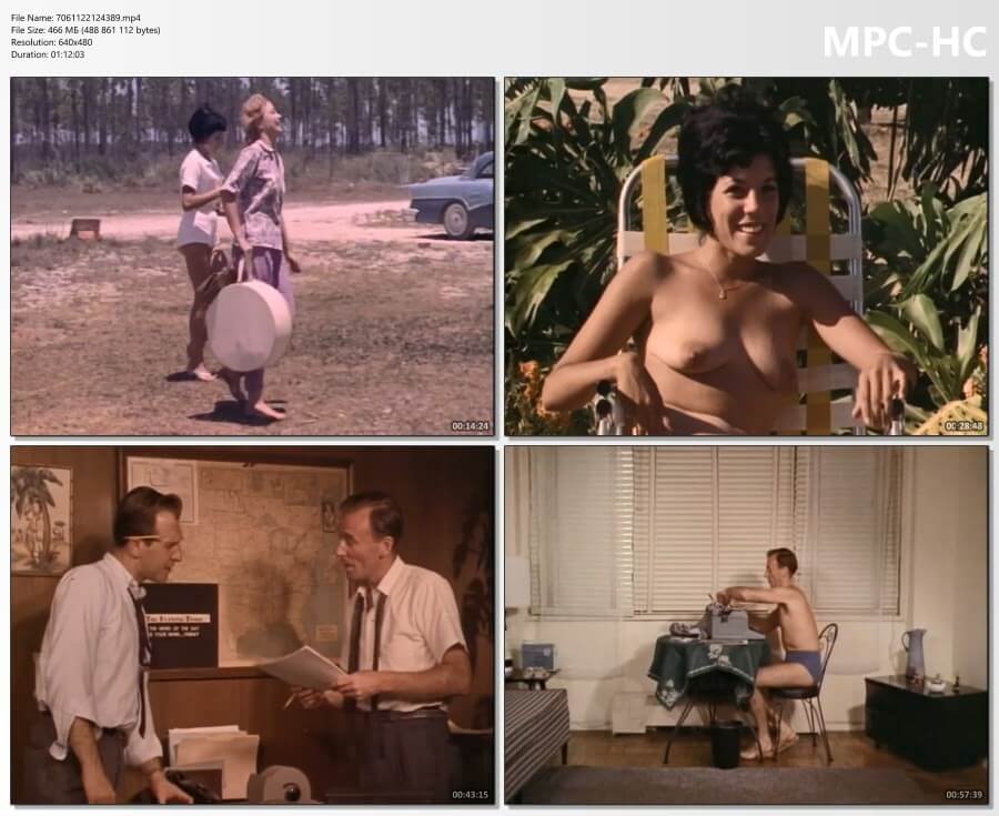 Diary of a nudist (1961) film HD - Visit a nudist beach