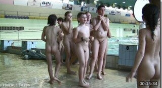 In a pool named Argentina Full HD - One of the most striking examples of naturism