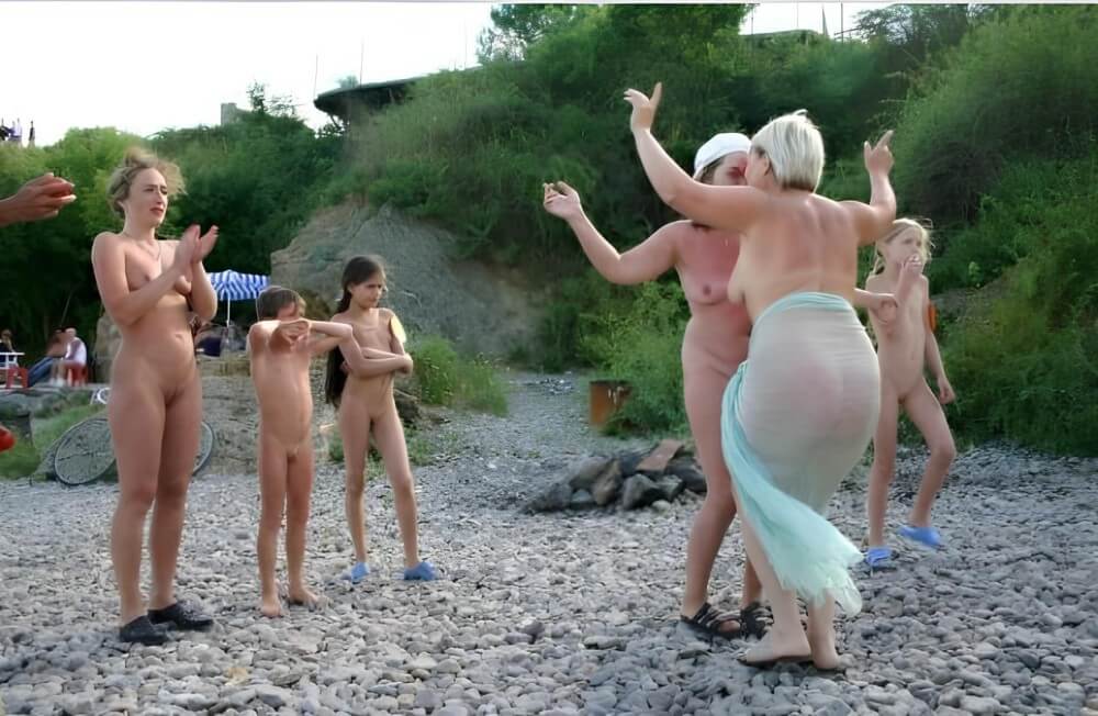 Dances on a beach pics - Naturism teaches respect for nature