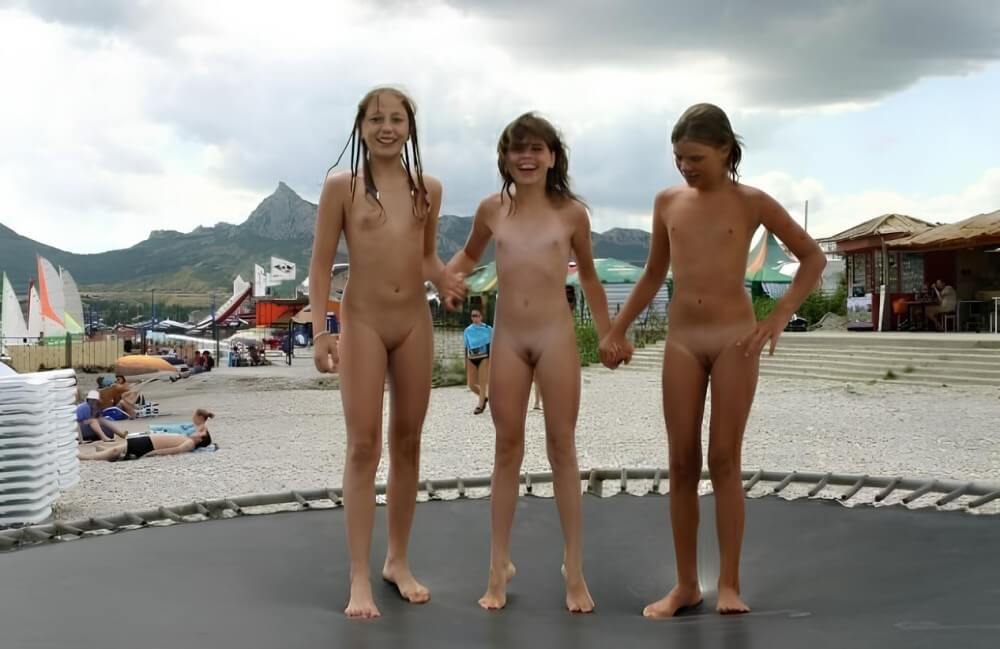 Trampoline pics - Those wishing to register as nudists
