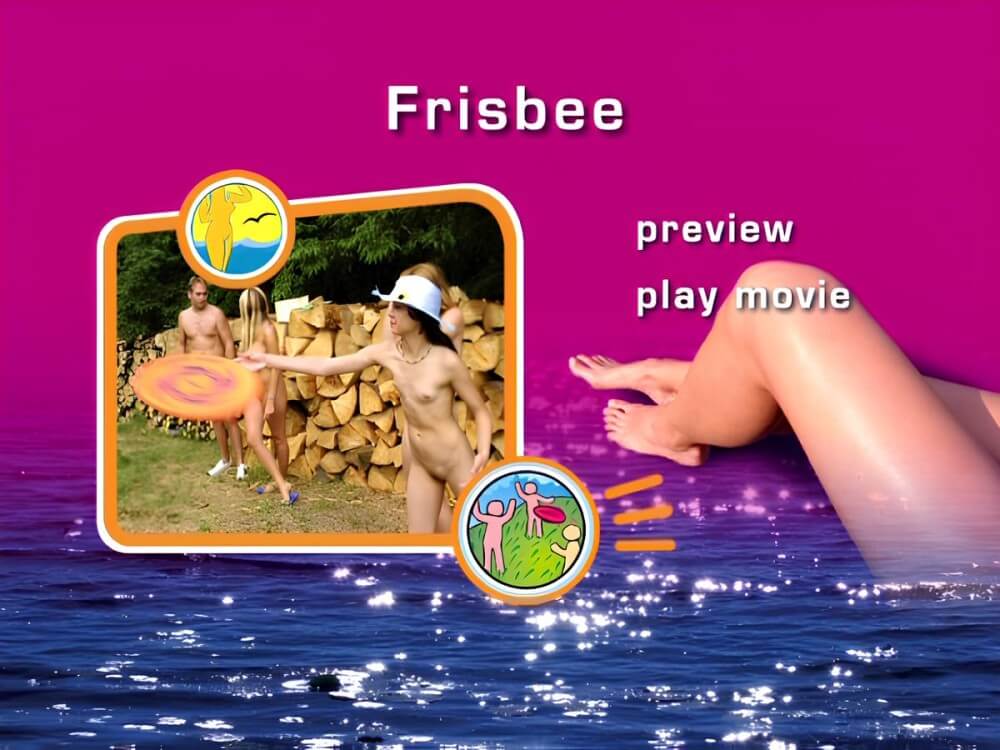 Naturist Freedom - Frisbee DVD - Living freely and naturally is the dream of naturism and nudism advocates