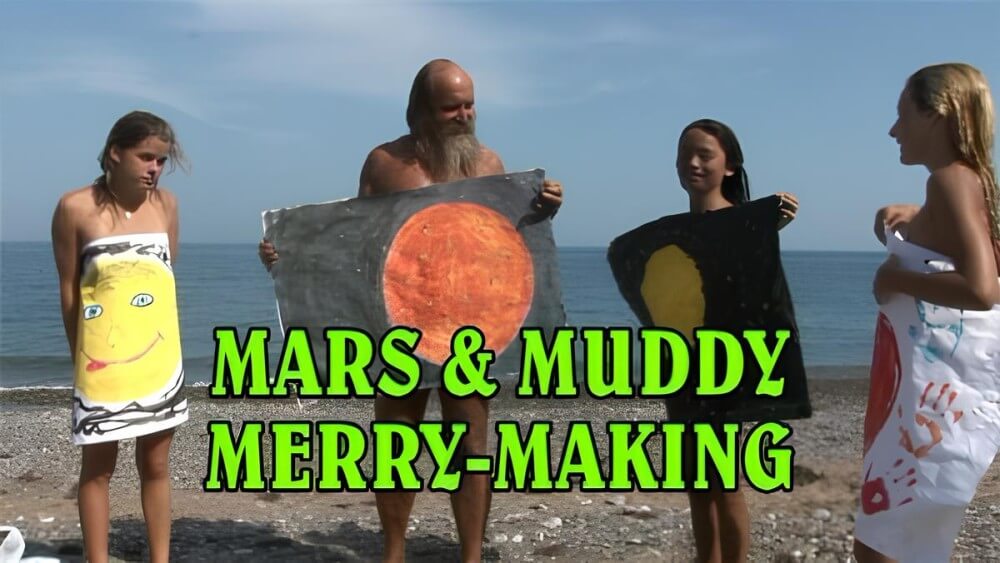Enature - Mars and Muddy Merry-Making - Getting rid of clothes