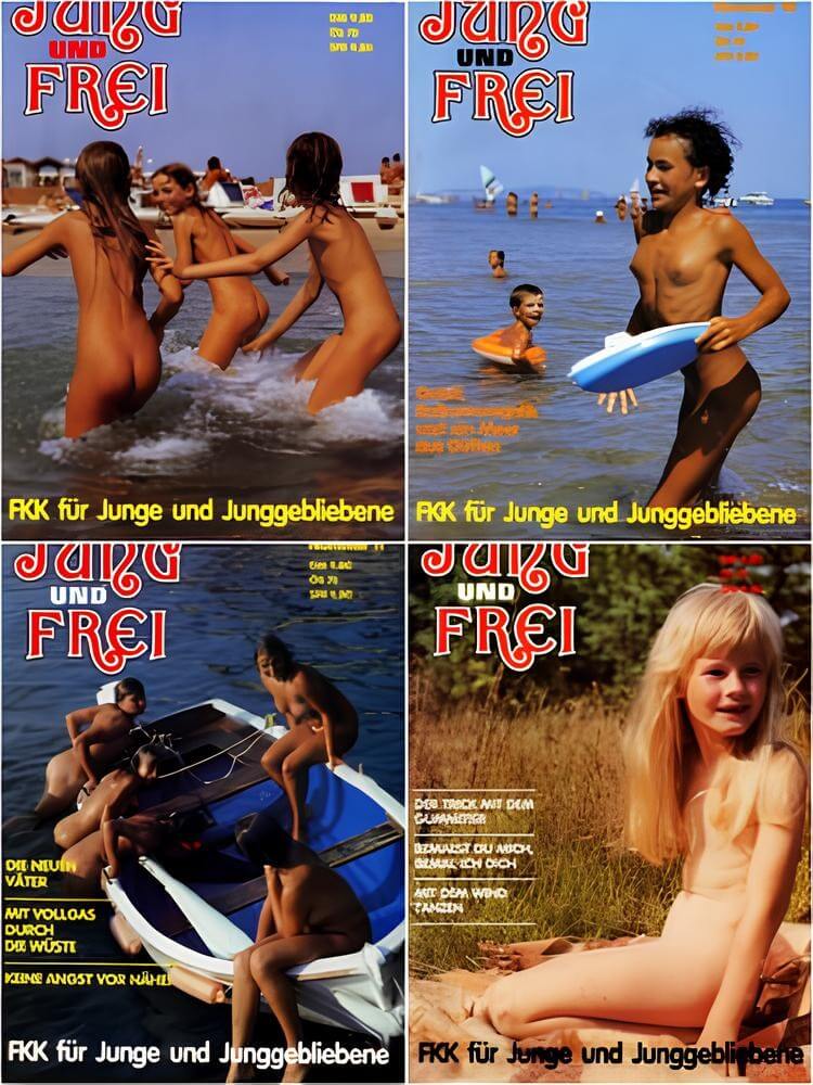 Jung und Frei Nr 9-12 - Naturism and nudism value openness of mind and body