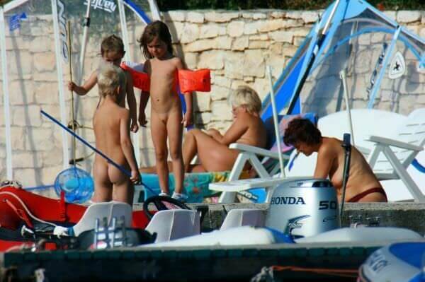 By the boat photos - Nudity helps overcome insecurities and fears