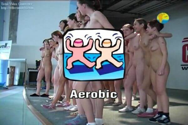 Naturist Freedom: Aerobic - Naturism is based on love for oneself and nature