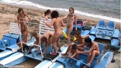 A group of naturists at sea - Naturism as a way to connect with nature and achieve inner harmony
