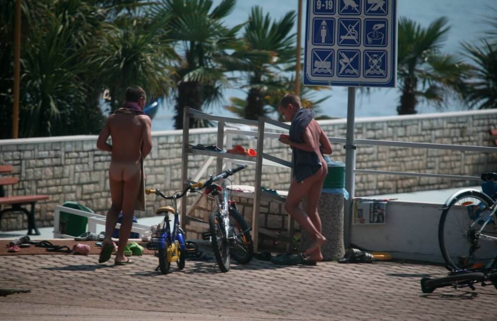 Nudism in a German water park photo - Living in harmony with nature as the primary goal of the naturist lifestyle