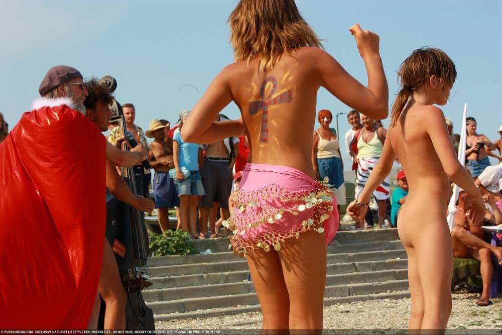 Colorful Carnival Dancing photos - Nudism is a way to improve health and boost self-esteem