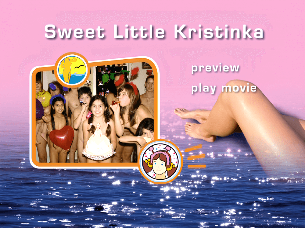 Naturist Freedom: Sweet Little Kristinka  DVD - Naturism is a path to self-understanding and self-acceptance