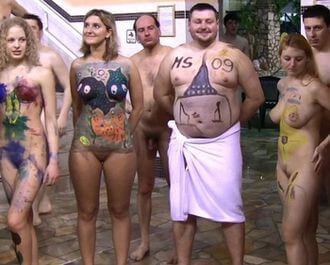 AquaPark Pageant Night Full HD video - Lightness and ease as the main traits of naturists